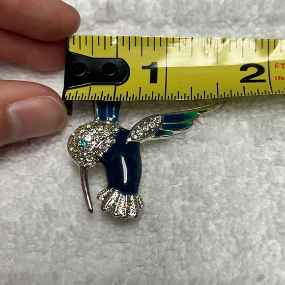 Vintage hummingbird brooch - Picture 5 of 5